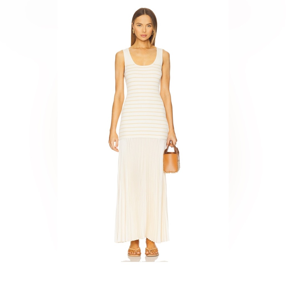 Rag and Bone Millie Stripe Knit Combo Maxi Dress